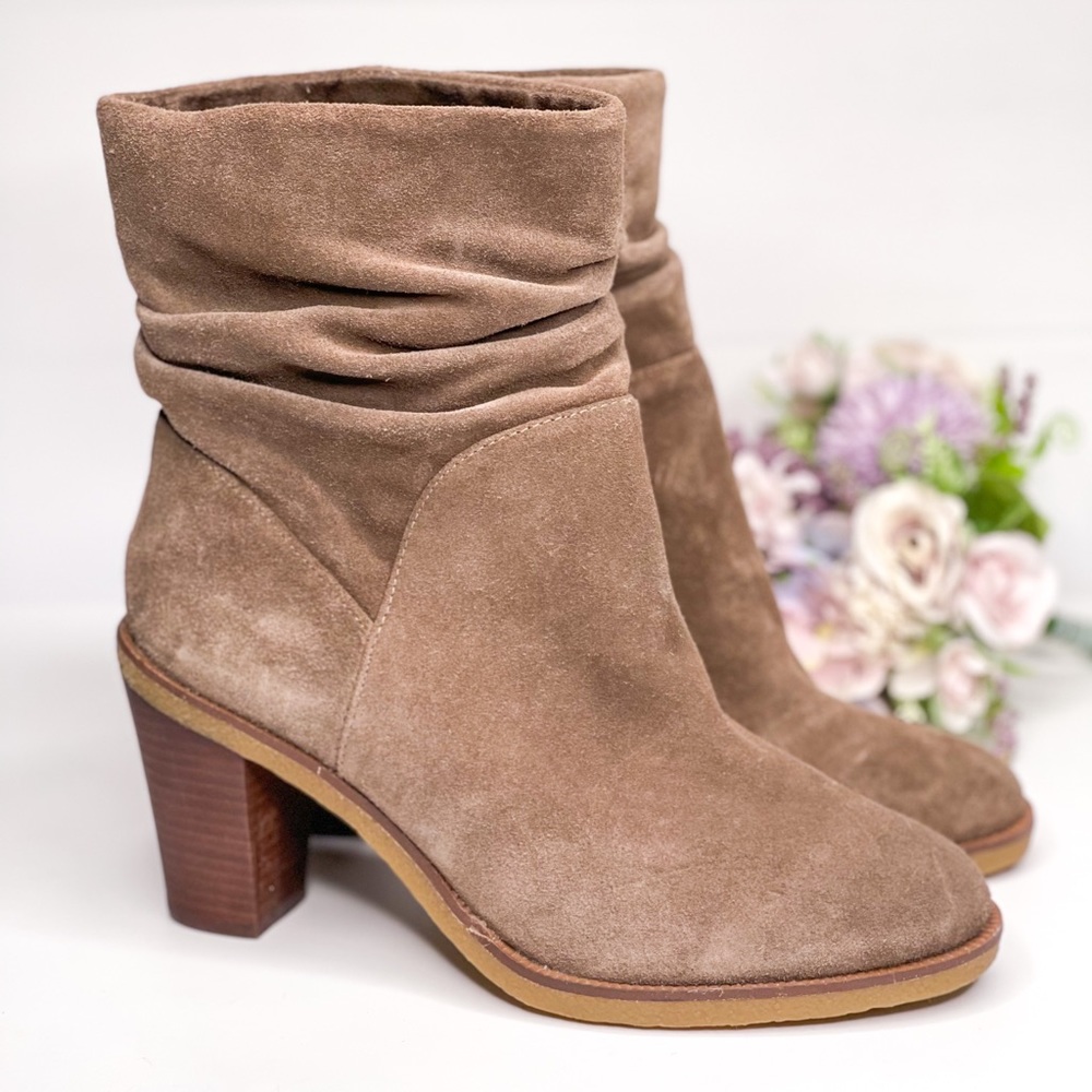 Vince Camuto Parka Slouch Suede Heeled Booties
